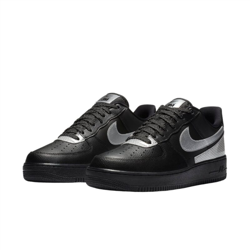 3M x Nike Air Force 1 Black Silver CT2299-001 - Underkicks