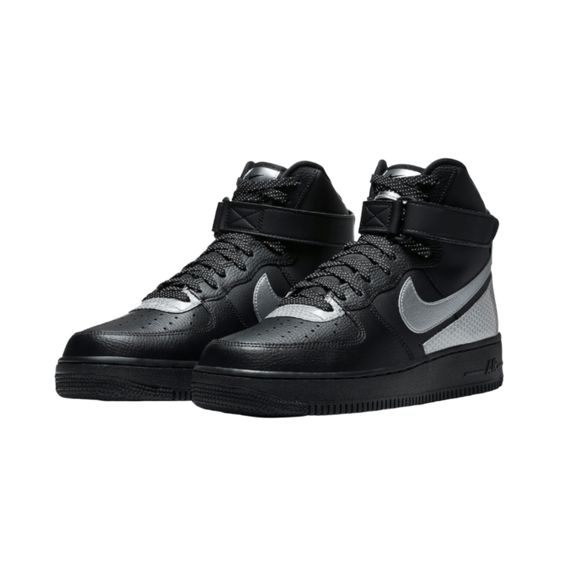 3M x Nike Air Force 1 High Black Silver CU4159-001 - Underkicks