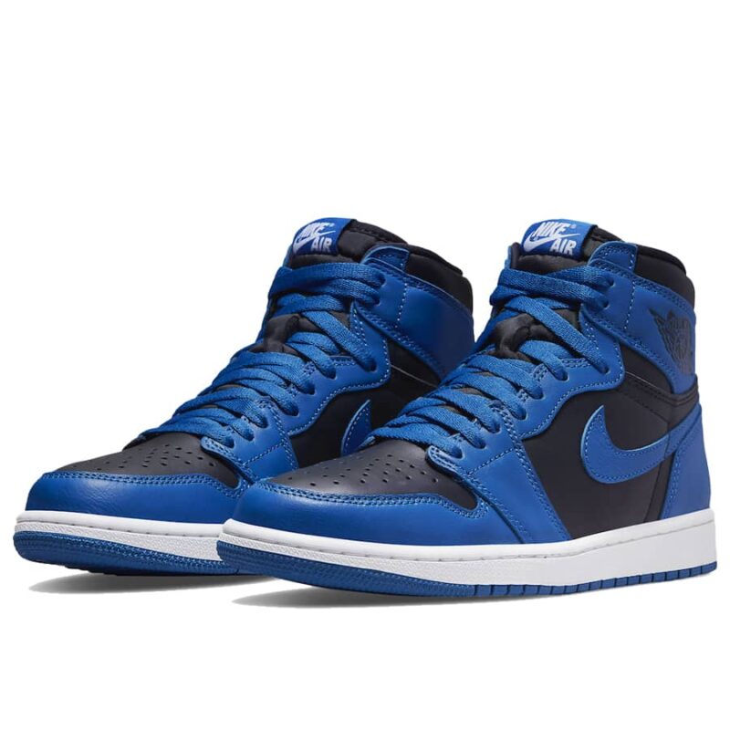 Air Jordan 1 High OG Dark Marina Blue/Black - White 555088 - 404 - UnderKicks