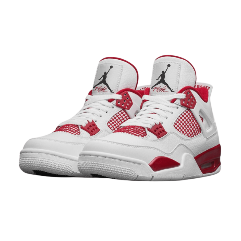 Air Jordan 4 “Alternate ’89” White/Black - Gym Red - UnderKicks