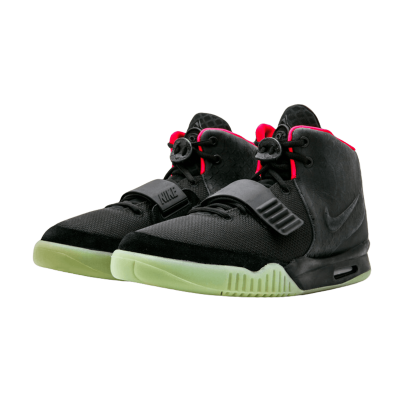 Nike Air Yeezy 2 NRG Black/Solar Red 508214 - 006 - UnderKicks